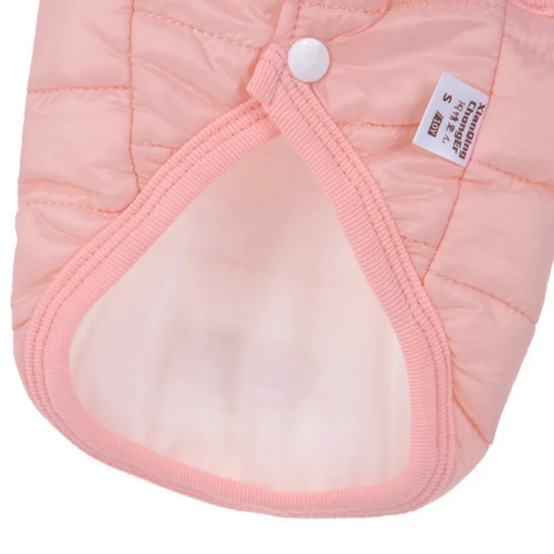 Хлопковая одежда для домашних животных зимняя Осенняя теплая мягкая утепленная