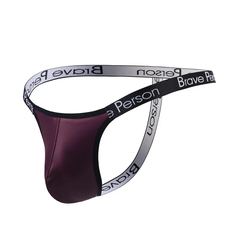 brave person Men bikini sexy underwear thongs leather men G-strings gay penis pouch Jockstraps man briefs Show hips |