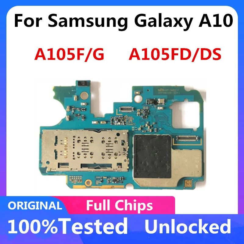 Материнская плата для Samsung Galaxy A10 A105F A105G A105FD A105DS оригинальная разблокированная