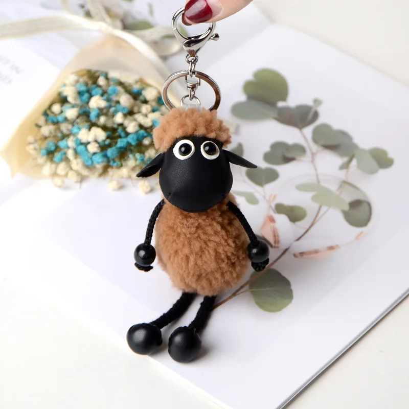 Модная милая плюшевая игрушка “Альпака” брелок для ключей кукла Творческие