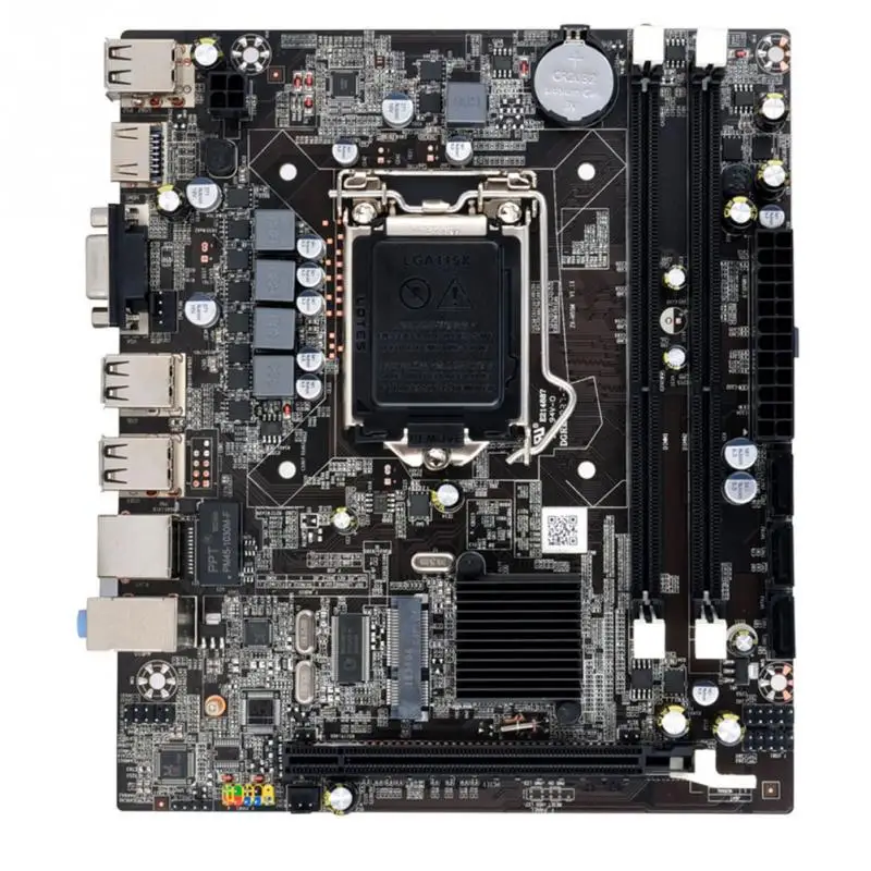 Новая Intel H55 Socket LGA 1156 материнская плата DDR3 8G USB2.0 VGA HDMI для i3 i5 i7 CPU настольная LGA1156