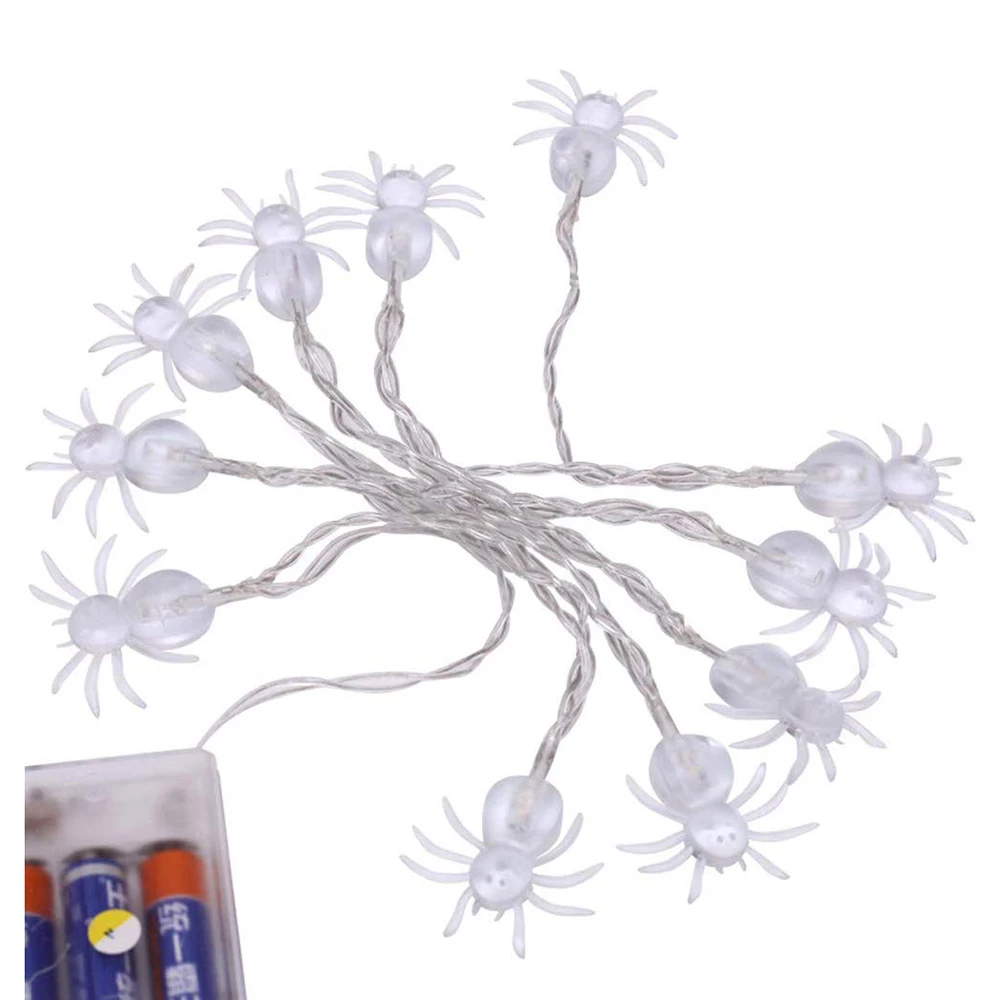 

10/20/40LED Purple Spider String Light Battery Operated Halloween String Lights for Halloween House Garden Yard Party Decoration