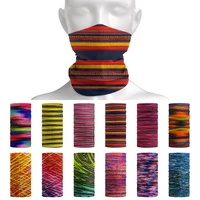 2021 colourful stripe bandana scarf multifunctional seamless tubular magic bandanas tube scarf gift for men headband hijab