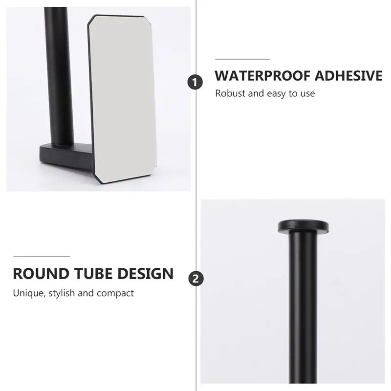 Без отверстий рулон бумажный держатель из нержавеющей стали полотенцесушитель