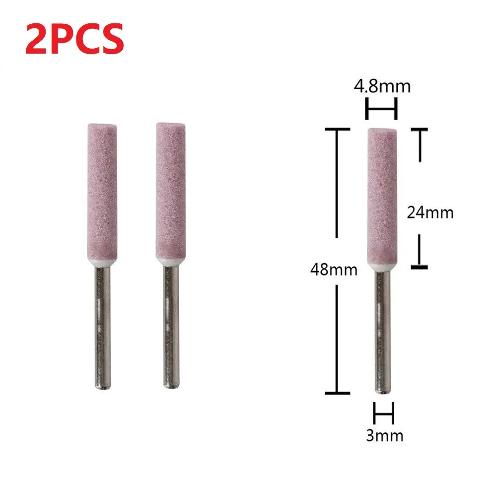 

2PCS Chainsaw Sharpener Burr 3mm Shank 4/4.8/5.5mm Grinder Chain Saw Drill Carving Grinding Tools Power Tools Accessories