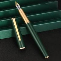 luxury quality jinhao 95 metal green fountain pen financial office student school stationery supplies ink pens