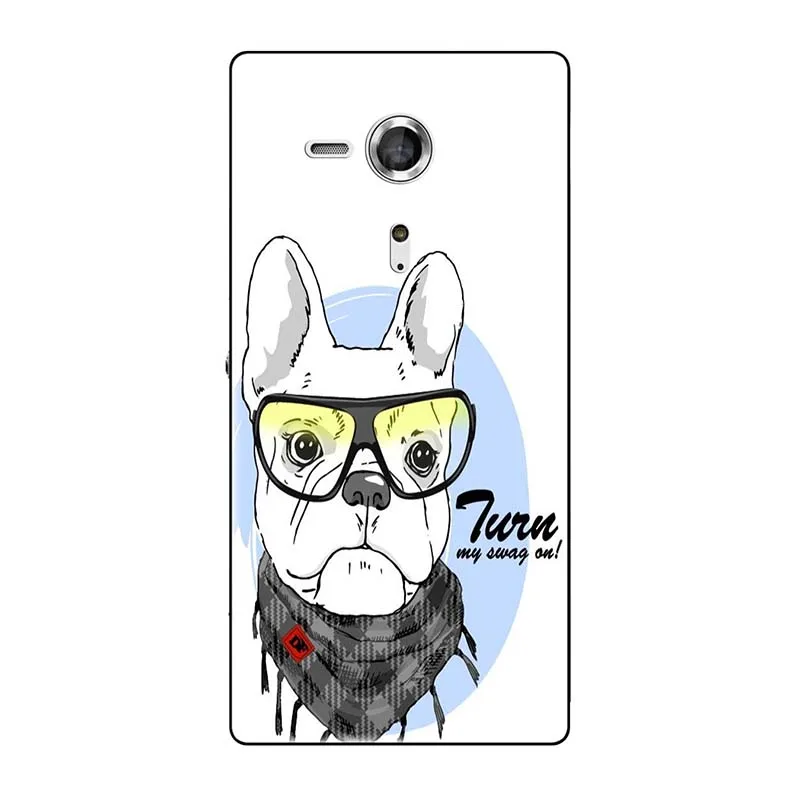 Телефонные чехлы для sony Xperia SP M35 M35h M35C C5303 C5306 C5302 чехол с принтом(розы); волк милый чехол-крышка с узорами чехол для телефона чехол Fundas Para - Цвет: A304