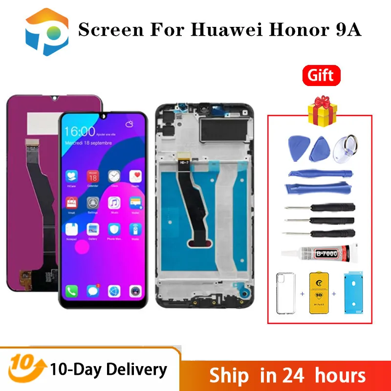 

Test AAA Ori Screen For Huawei Honor 9A Honor9A MOA-LX9N LCD Display Touch Screen With Frame Assmbly For Huawei Enjoy 10E