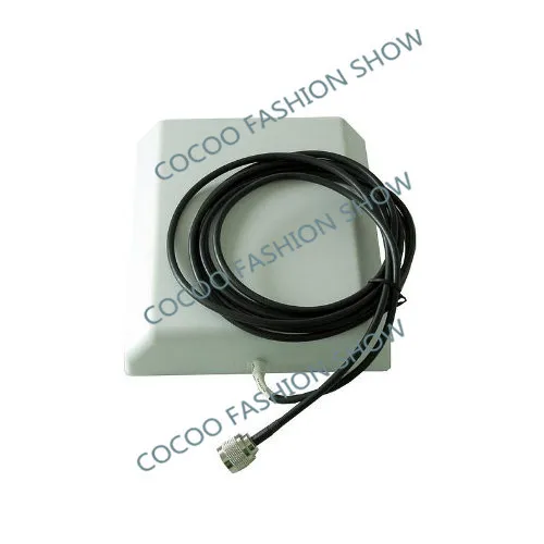 ZQTMAX 9dBi Indoor directional panel antenna with 5m cable for 806-2700MHz CDMA GSM DCS 1900 2600 3G repeater signal booster | Мобильные