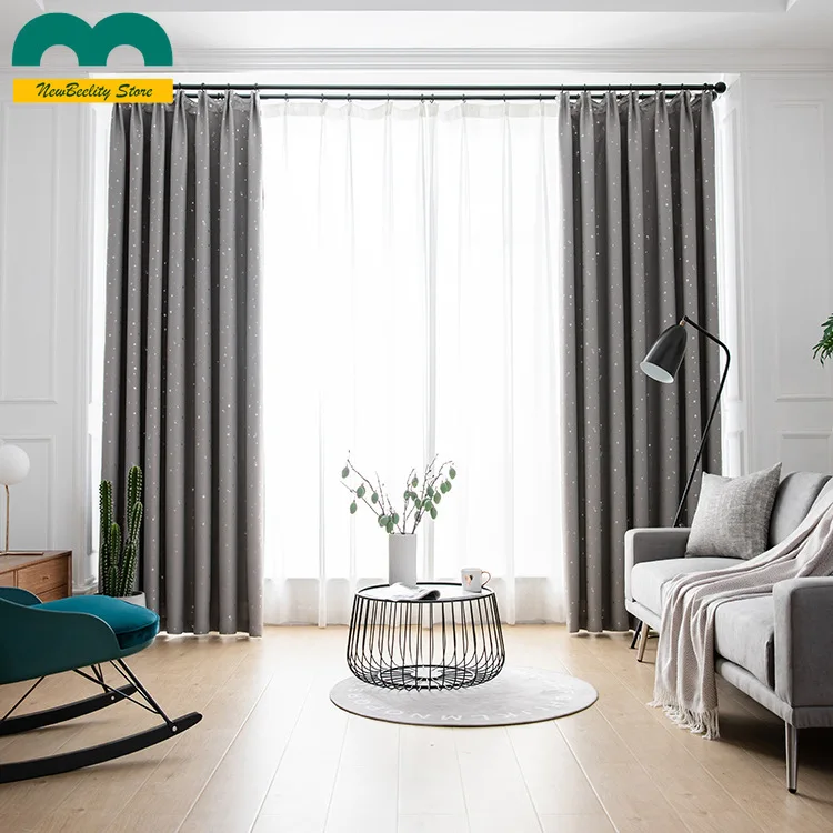 Тканевые занавески в сельском стиле для гостиной столовой спальни со звездами