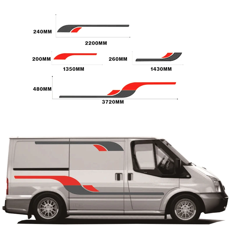 Наклейка на дом с мотором для жилого автофургона лошадиного графическая