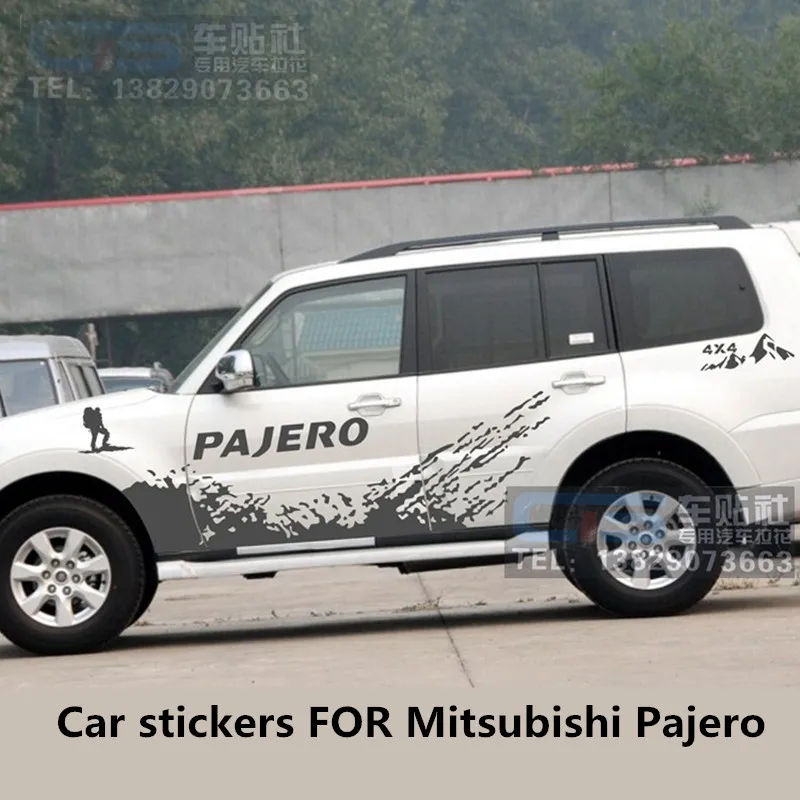 Car stickers FOR Mitsubishi Pajero V93 V97 V73 Door body exterior decoration Off-road modified stickers