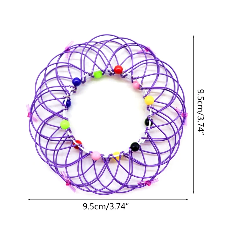 

Variety Flower Basket Thirty-Six Variable Mild Steel Magic Hoop Children's Toy Mandala Decompression Toy Educational Toy H3CD