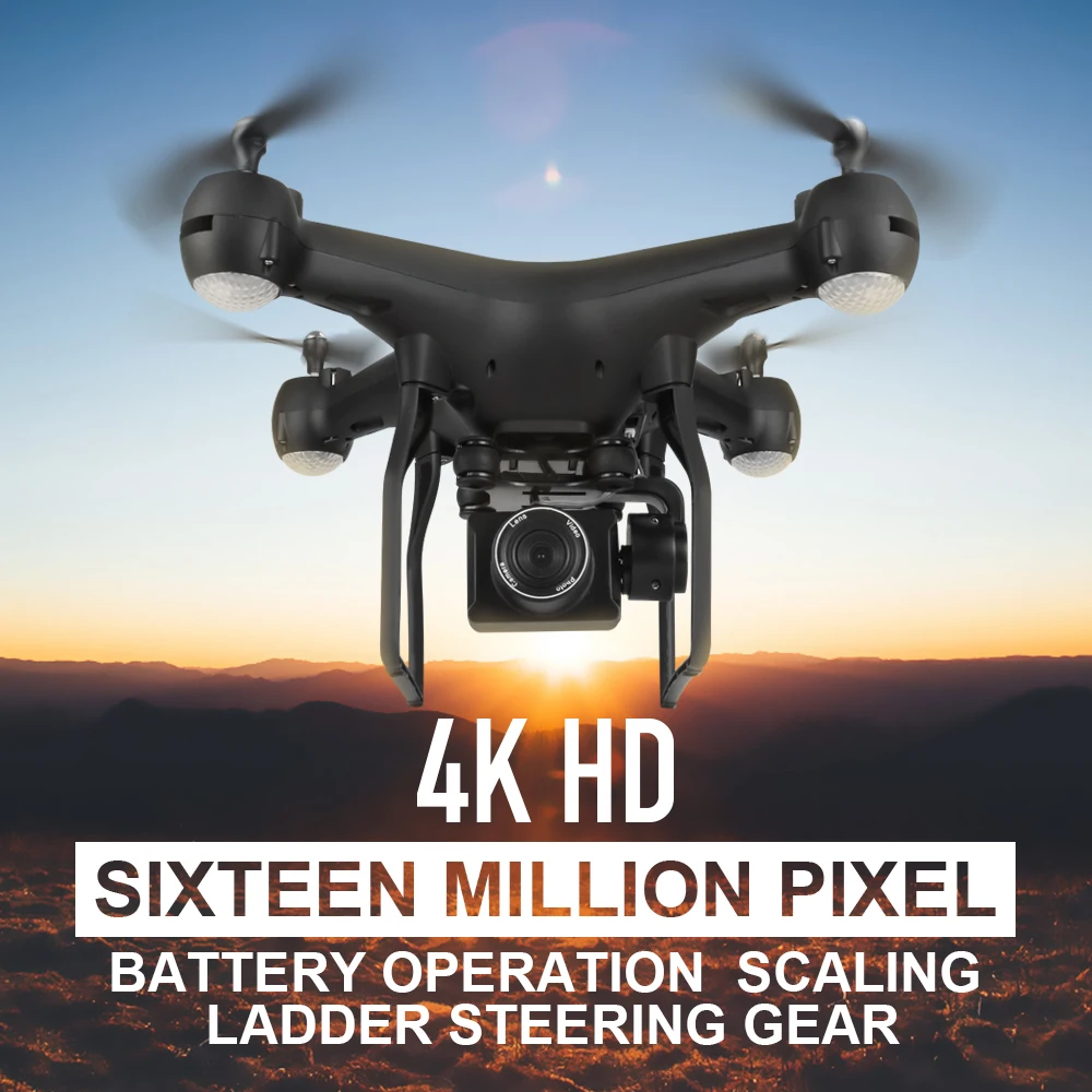 Дрон F68 4K RC Квадрокоптер Дроны с регулируемой камерой HD 1080P Wifi видео в реальном