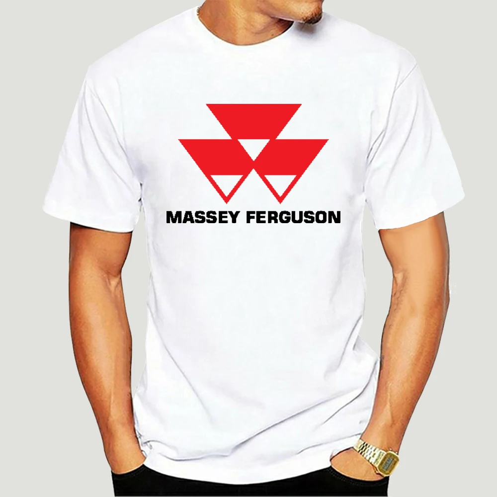 

MASSEY FERGUSON TRACTORS COMPANY LOGO WHITE SIZE S-3XL USA SIZE T-SHIRT EN1-2386A