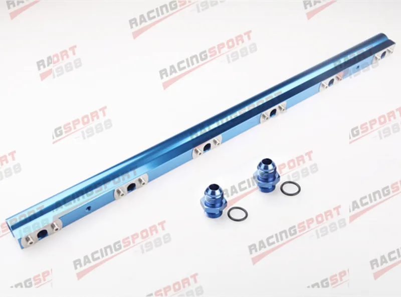 Для BMW M30 S38 High Flow CNC Заготовка алюминиевый сплав Топливная рейка синий| |