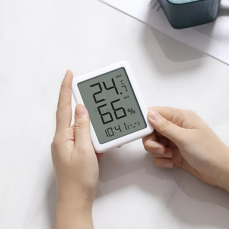 Miaomiaoce E-ink большой ЖК цифровой дисплей термометр гигрометр часы датчик