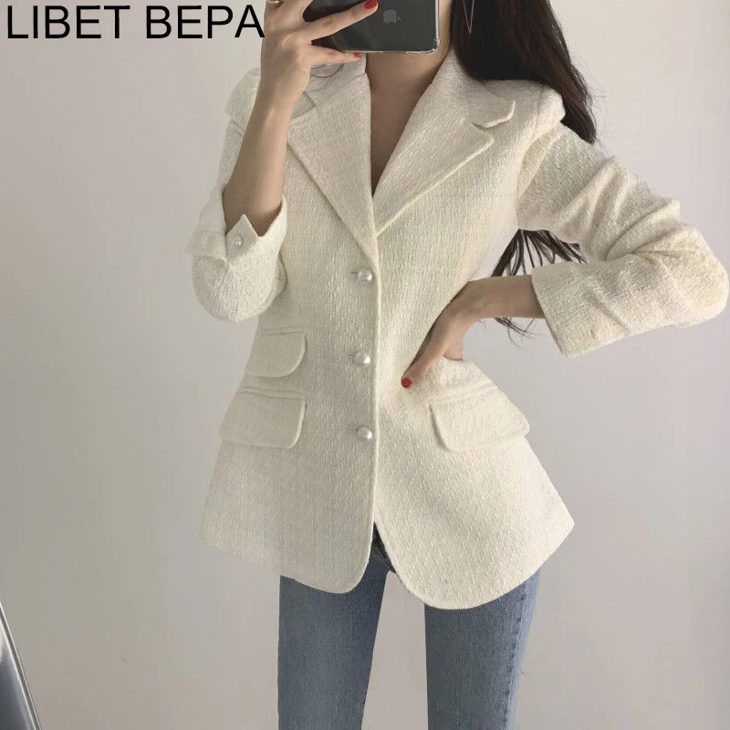 2019 осенне зимние модные блейзеры пиджак женский костюм клетчатая элегантная