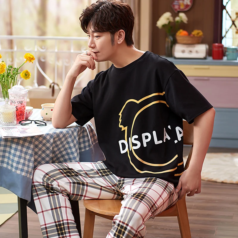 Новинка 2021 г. пижамные комплекты SONG для пар летние хлопковые милые повседневные