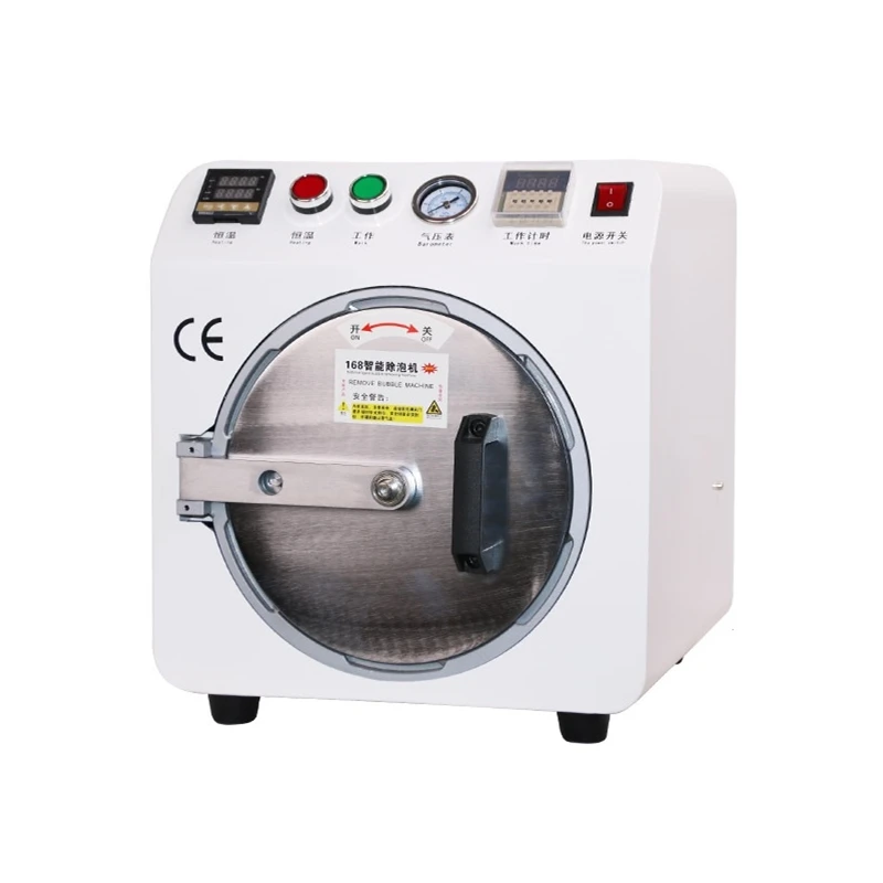 

LY 965A Mini auto air-lock OCA Bubble Remove Defoam Machine for iPhone Samsung Flat Edge LCD Touch Screens Refurbishment 17 inch