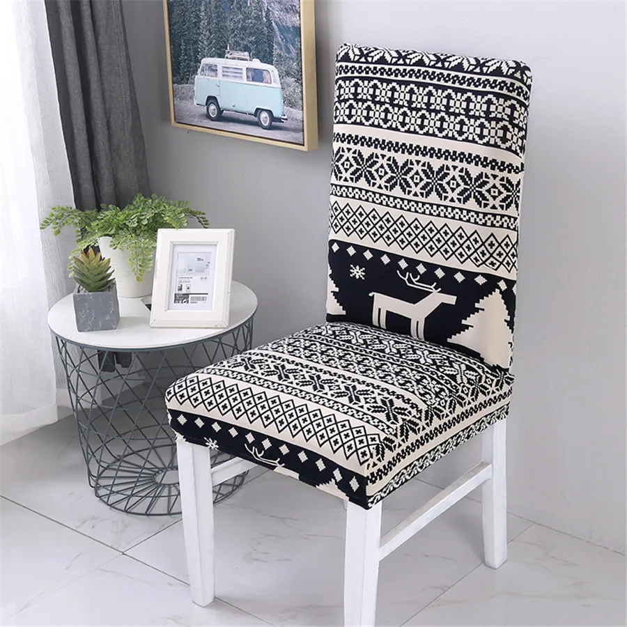 Современная печать чехол на стул для банкетов и свадеб покрытия офисных стульев