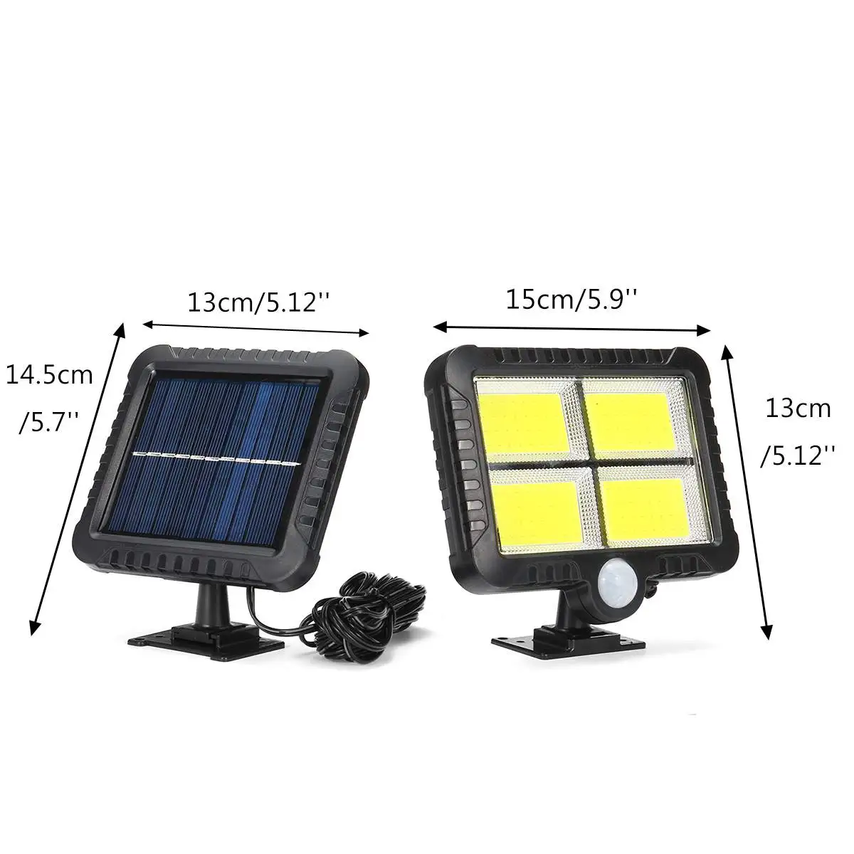 

128LED COB Solar Light Outdoor Motion Sensor Wall Light Waterproof Garden Lamp Spotlights Emergency Pathway Street Security Lamp