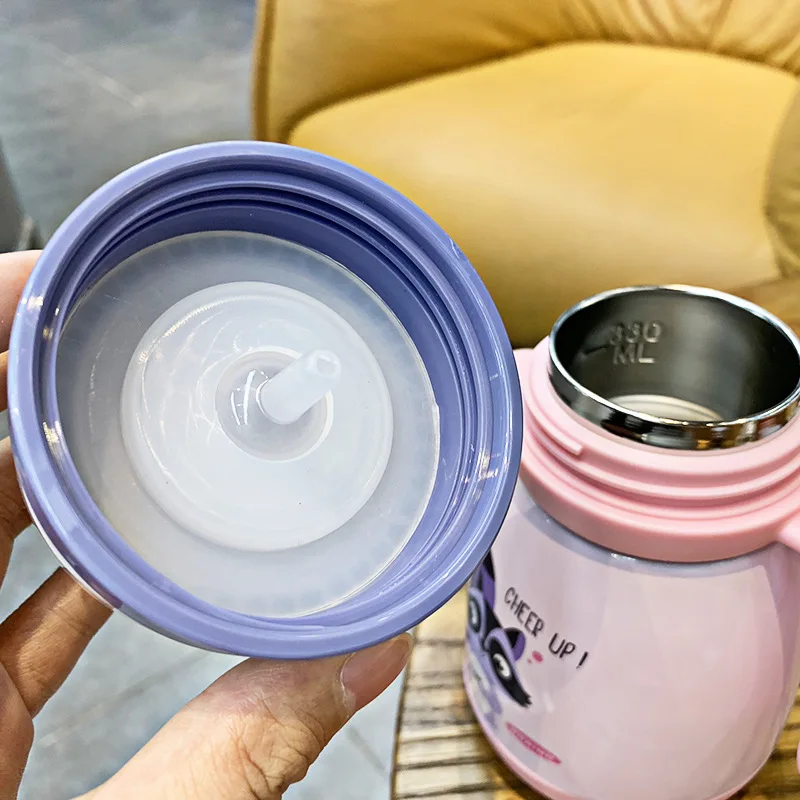 330 мл чашка для кормления ребенка с соской нержавеющая сталь Изолированная