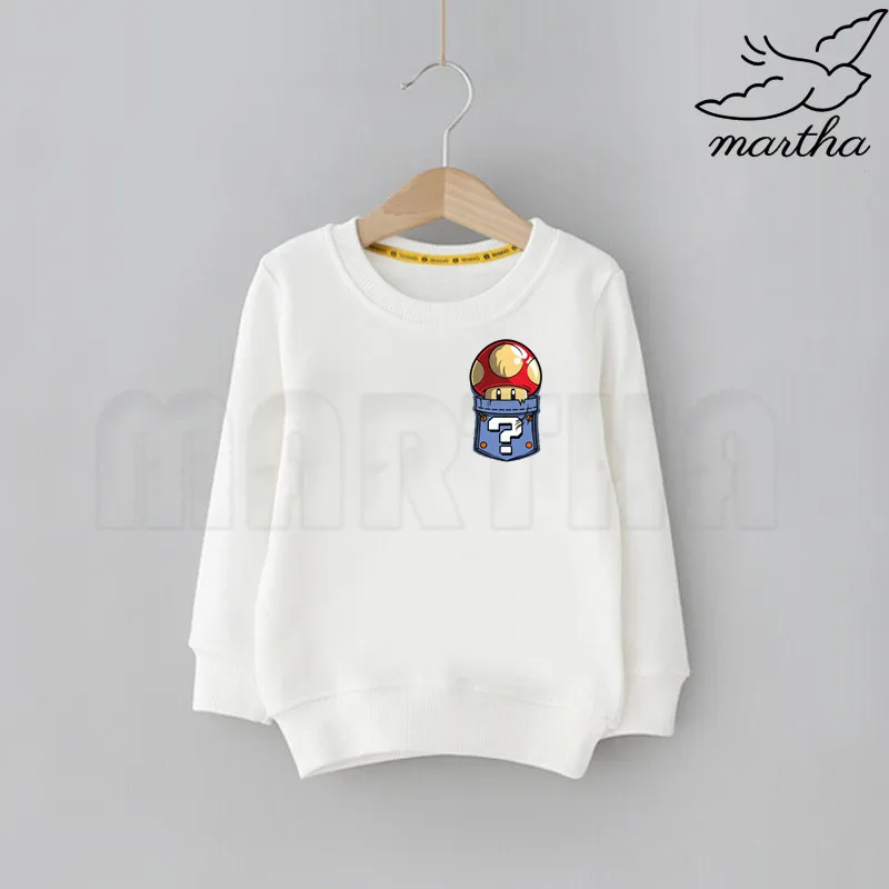 Аниме Марио Единорог Драго мяч цельный Zelda Мультфильм Детская толстовка с