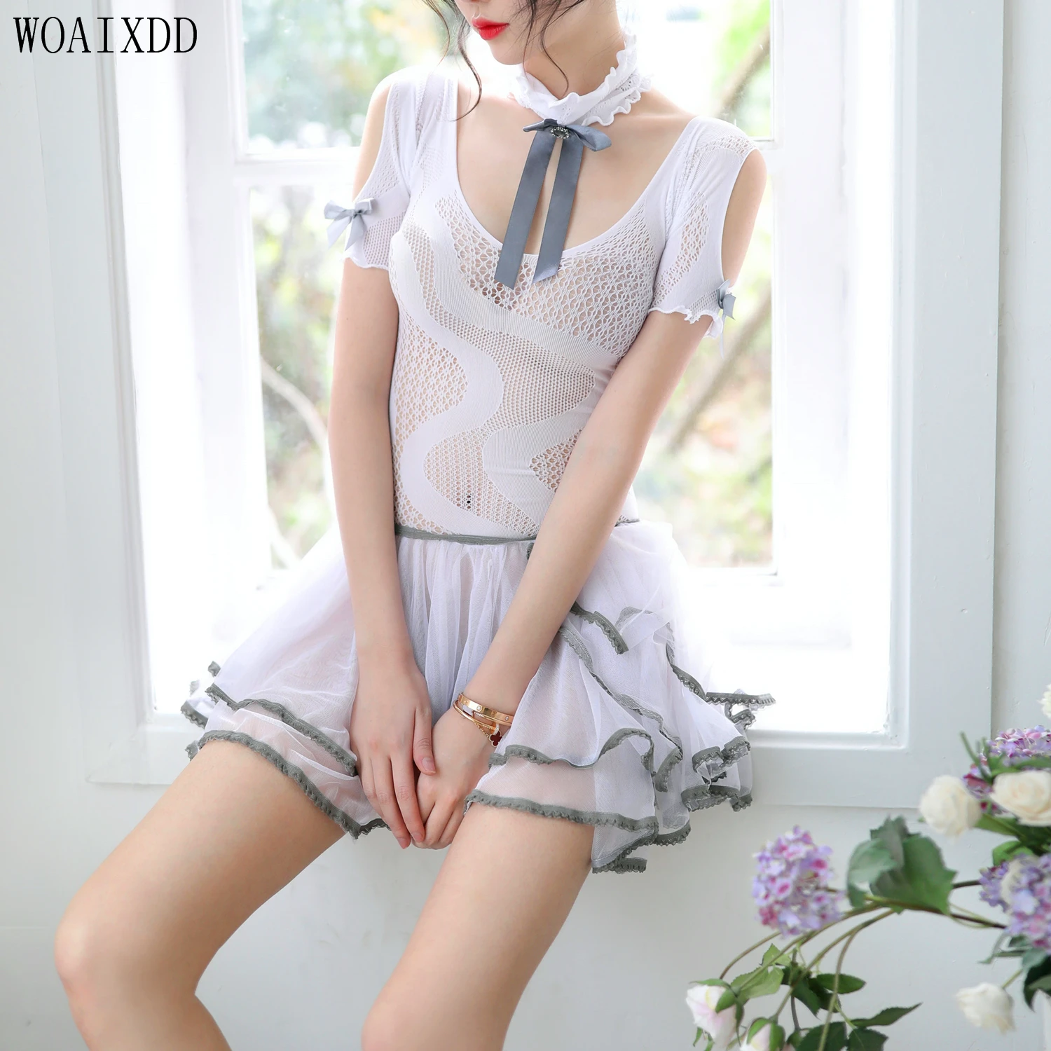 

Женское нижнее белье большого размера, боди, соблазнительное нижнее белье, Кружевная комбинация, ночное белье, сексуальное нижнее белье, же...