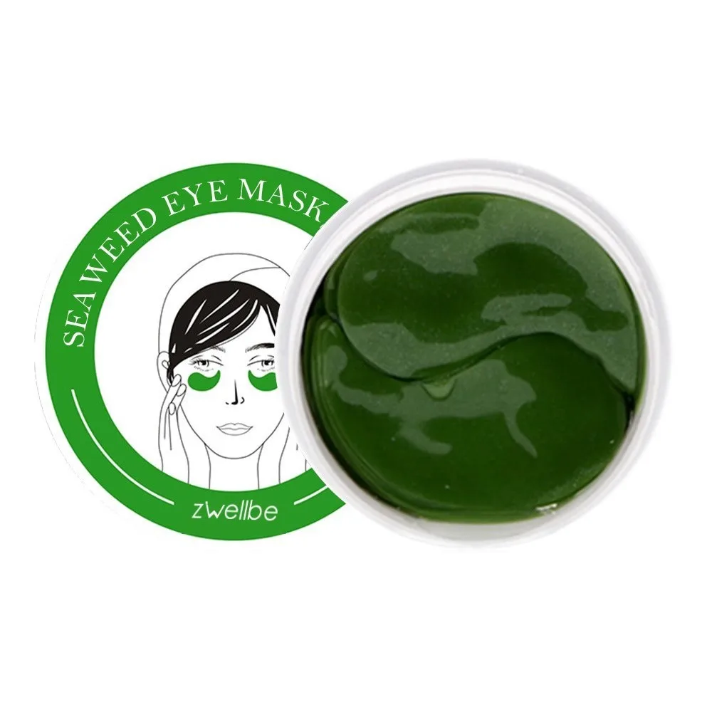 Green Seaweed Черная жемчужина золотые маски для глаз 60 шт. гидрогелевые патчи ремонт удаления морщин темный круг анти возраст увлажняющая маска под глазами - Цвет: Green Seaweed