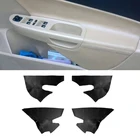 Мягкая кожаная панель из микрофибры, подлокотник для двери VW Passat B6 2006 2007 2008 2009 2010, Стайлинг автомобиля, защитная отделка интерьера автомобиля