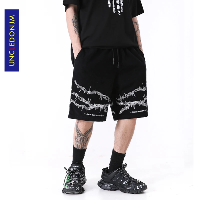 UNCLEDONJM хип хоп повседневные шорты мужские свободные дизайнерские 2020 летние