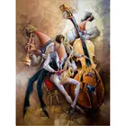 5D квадратные алмазные саксофоны скрипка музыкант икона Алмазная вышивка крестиком Стразы алмазная живопись картина, Алмазная мозаика набор