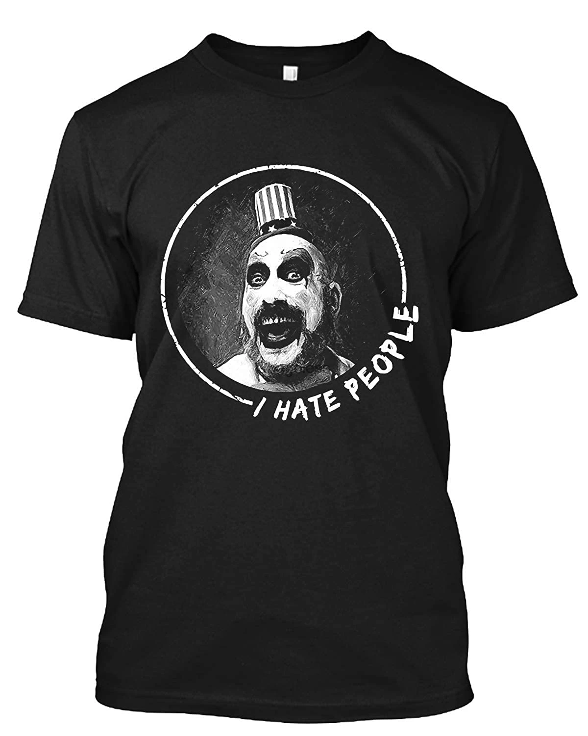 Смешная футболка с надписью I Hate People на Хэллоуин капитаном спейдингом для