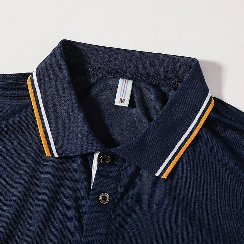 Мужская рубашка-поло летняя брендовая повседневная мужская с коротким рукавом