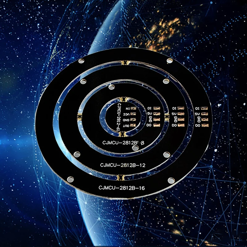 

37-Bit WS2812 5050 RGB LED Development Board with Built-in Full-Color Driver