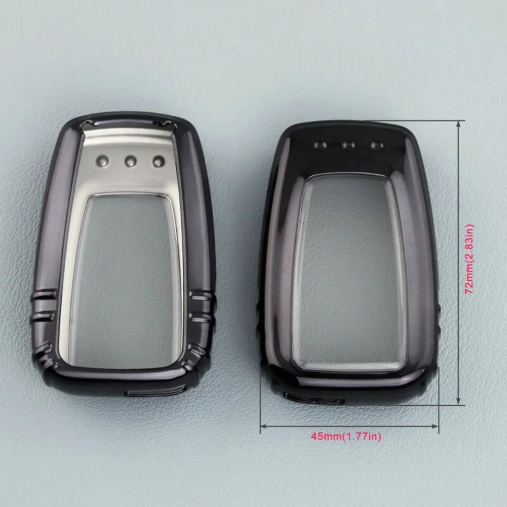 

Smart Key Case Key Case For Toyota Camry CHR Prius Avalon RAV4 Corolla Bright Black