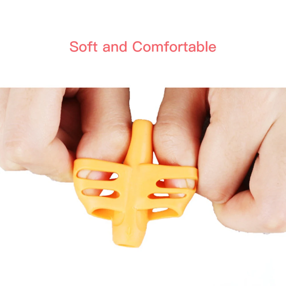 3 шт. силиконовые ручки карандаши с двумя пальцами держатель для эргономичный