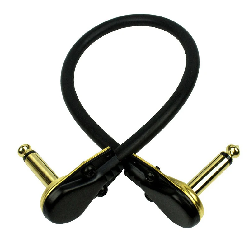 

15/30cm Braided Instrument Guitar Cable Patch Cords 6.35 Audio Cables Guitar Parts And Accessories