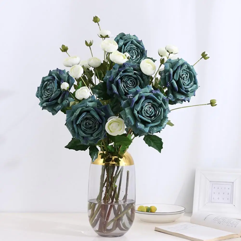 

Artificial Flower Decorative Non Fade Fabric Faux Artichoke Flower for Wedding