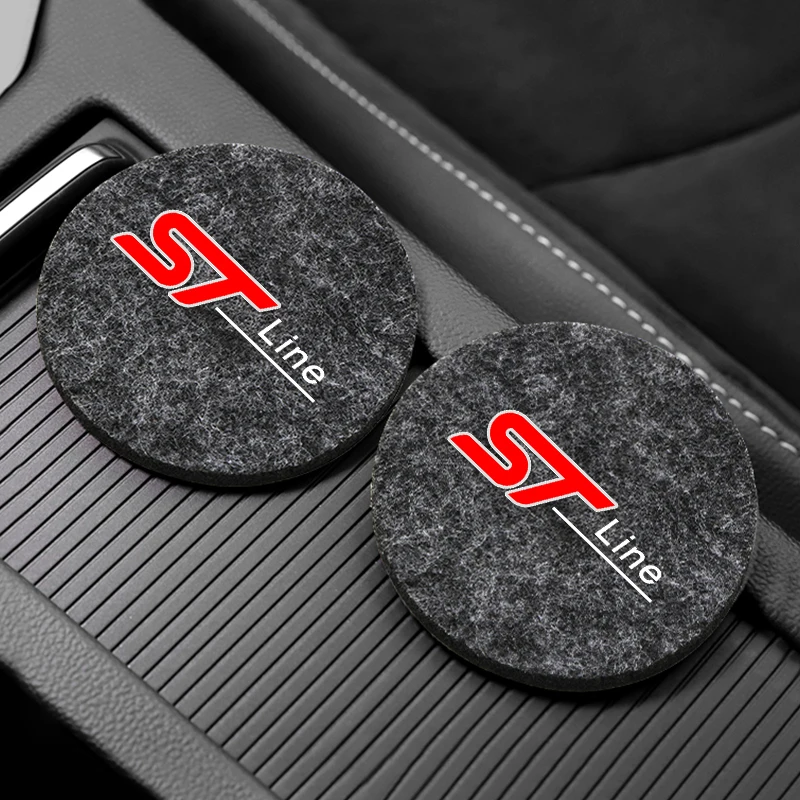 7 см нескользящий автомобильный коврик для чашки воды Ford focus 2 3 Fiesta EcoSport