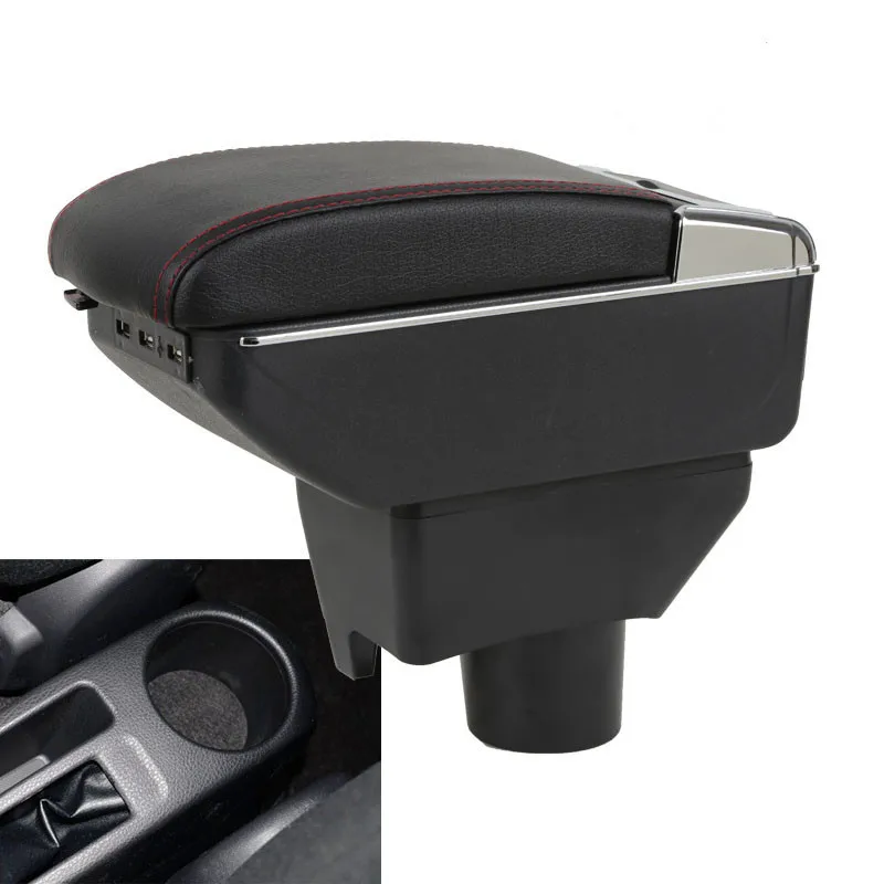 For Toyota Yaris L New Vios armrest box central Store content Storage with cup holder ashtray USB interface 2014-2018 | Автомобили и