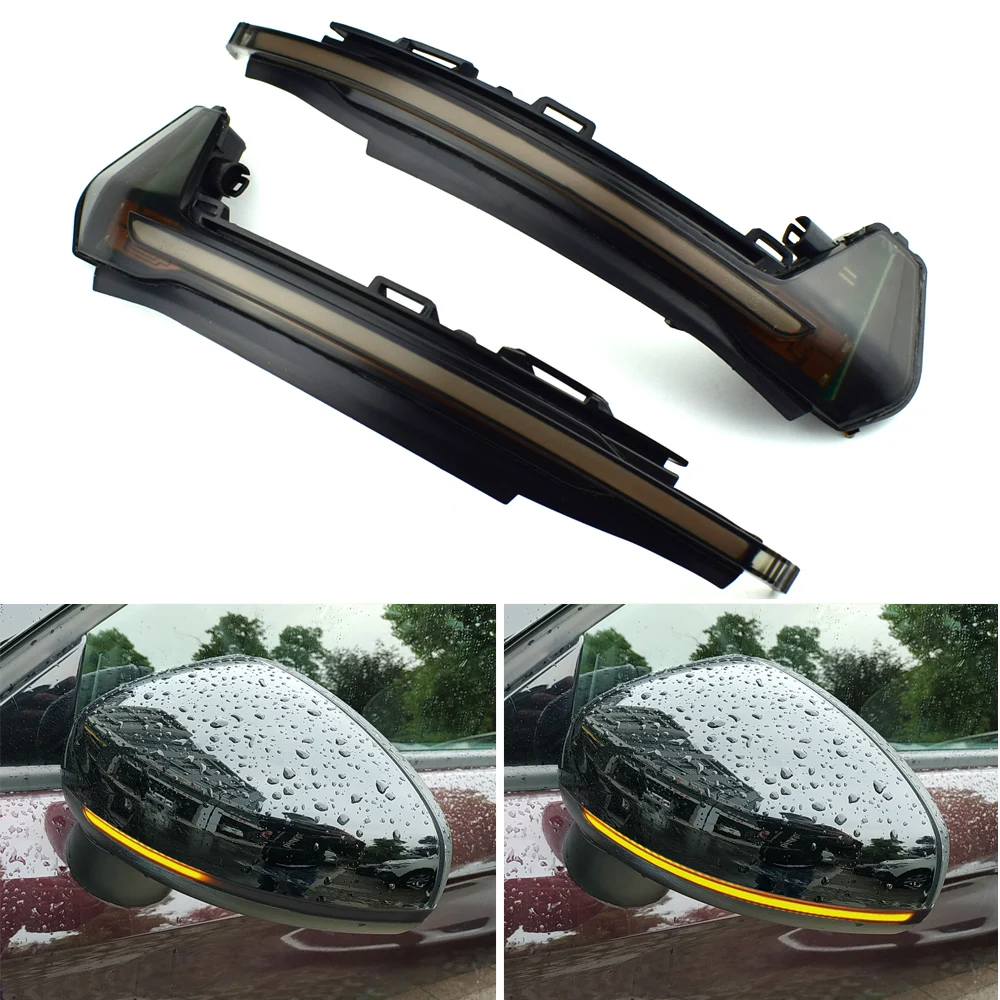 

For Audi A1 8X 2011-2017 LED Dynamic Turn Signal Light Side Wing Rearview Mirror Sequential Indicator Lamp Blinker
