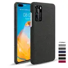 Тканевый чехол для Huawei P40, P30, P20, Mate 20, 30 pro, lite, ультратонкий Противоскользящий чехол для P40