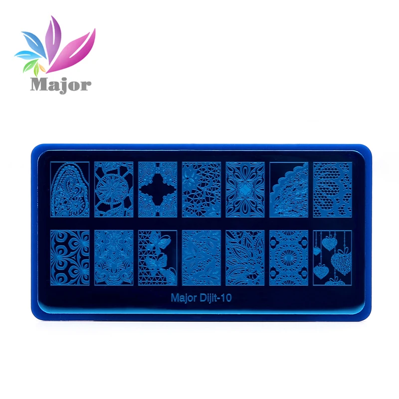 

1pc Rectangle Nail Stamping Plates Beautiful Flowers Butterfly Love Pattern Nail Art Stamp Stamping Template Image Plates