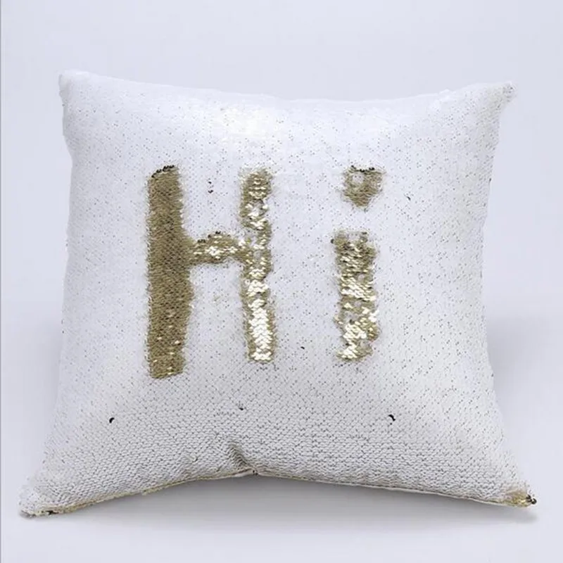 Наволочка с блестками в виде Русалочки волшебное блестящее украшение со