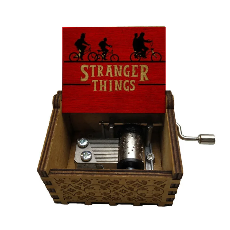 

Stranger Things 3 Color Print Music Theme Never Ending Story decorations Music Box Decorative Collectibles Music boy&girl Gift