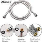 ZhangJi ванная комната 1,5 м ПВХ душевой шланг взрывозащищенный 5 слоев утолщенный водопровод гибкие универсальные аксессуары для душа