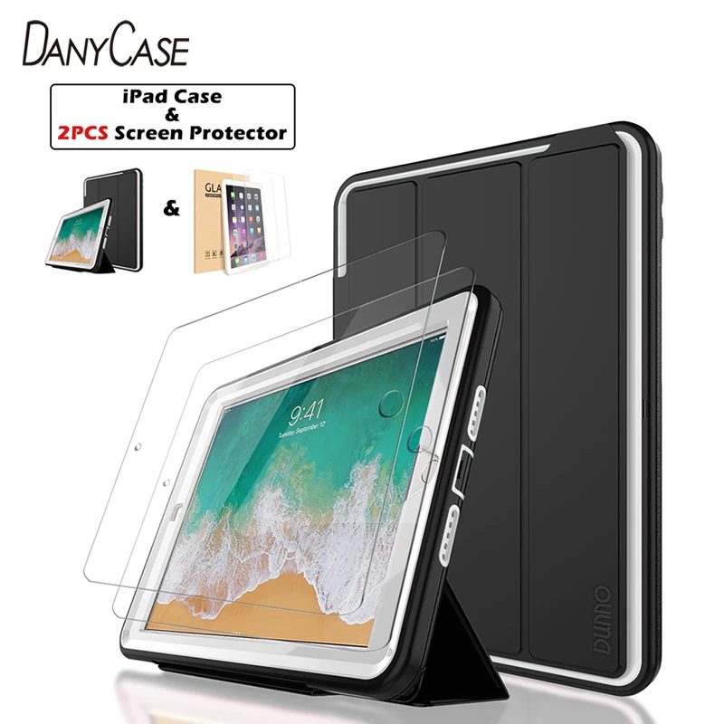 

For 2017 2018 iPad 9.7 Case iPad 5/6th Generation Smart Cover Flip iPad Air 2 For Tablet Shell Protection For Fundas Coque