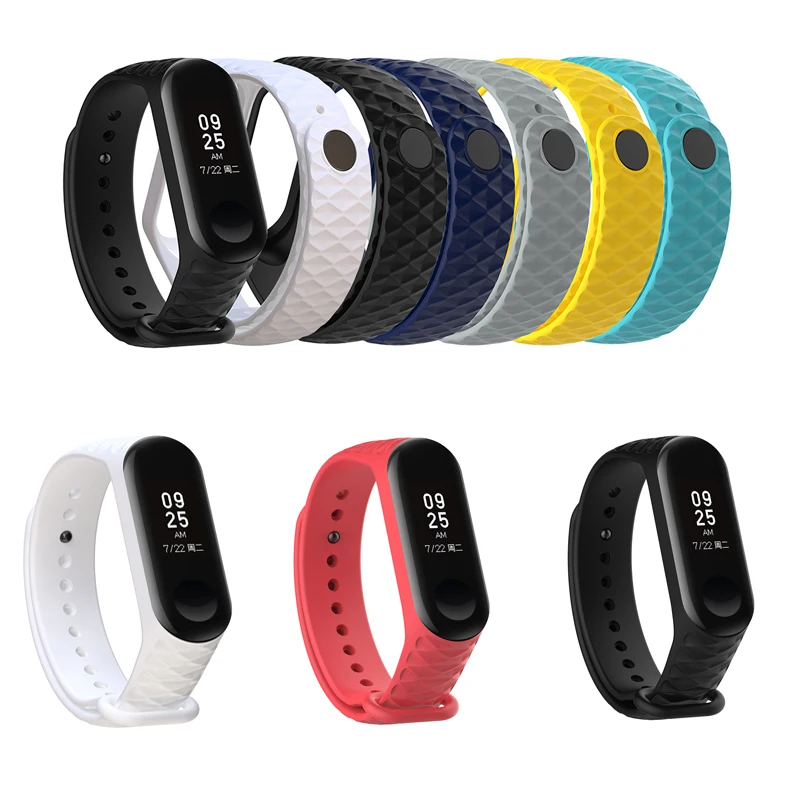 Ремешок силиконовый для Mi Band 3 сменный Браслет часов Xiaomi 2019|Смарт-аксессуары| |